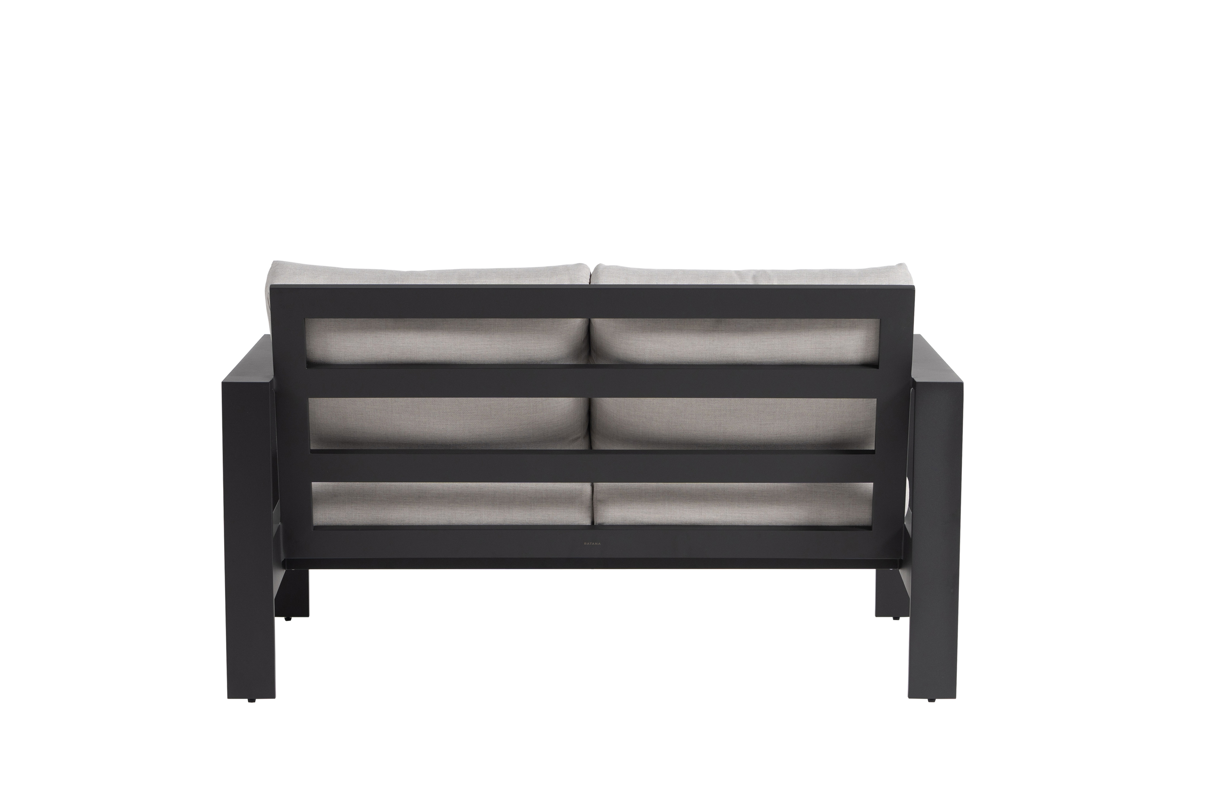Modern Ladder-Back Loveseat