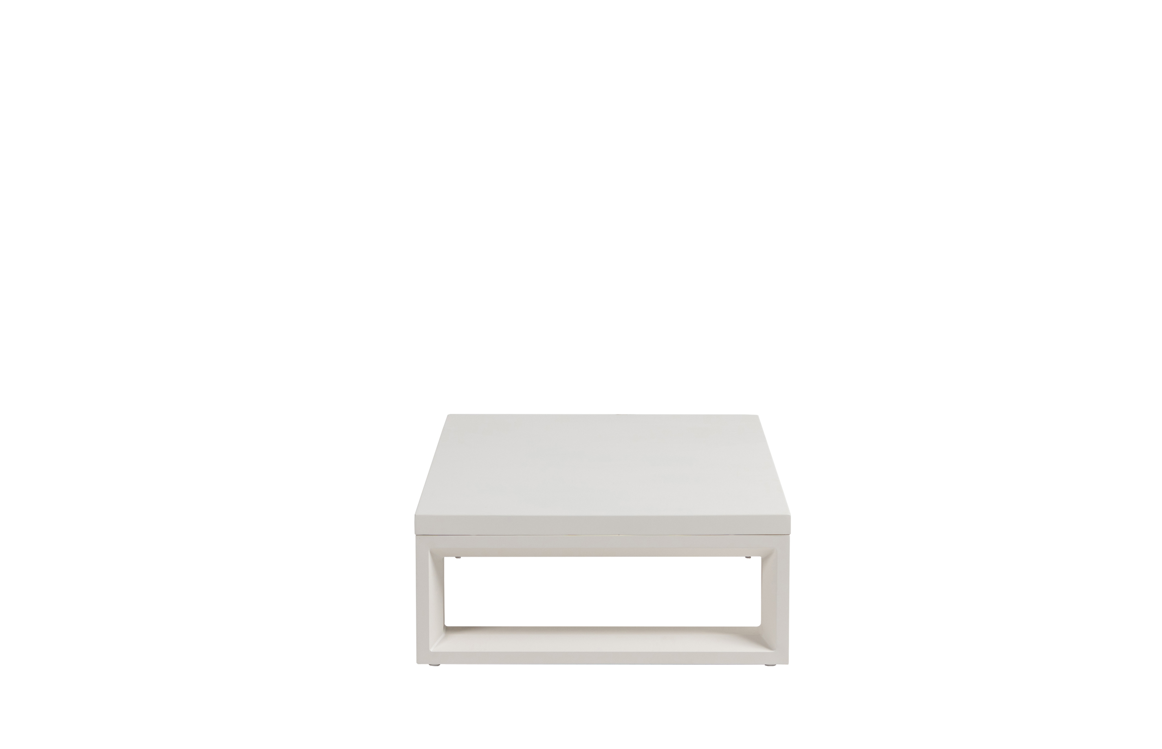 Rect. Aluminum Double-Pedestal Coffee Table
