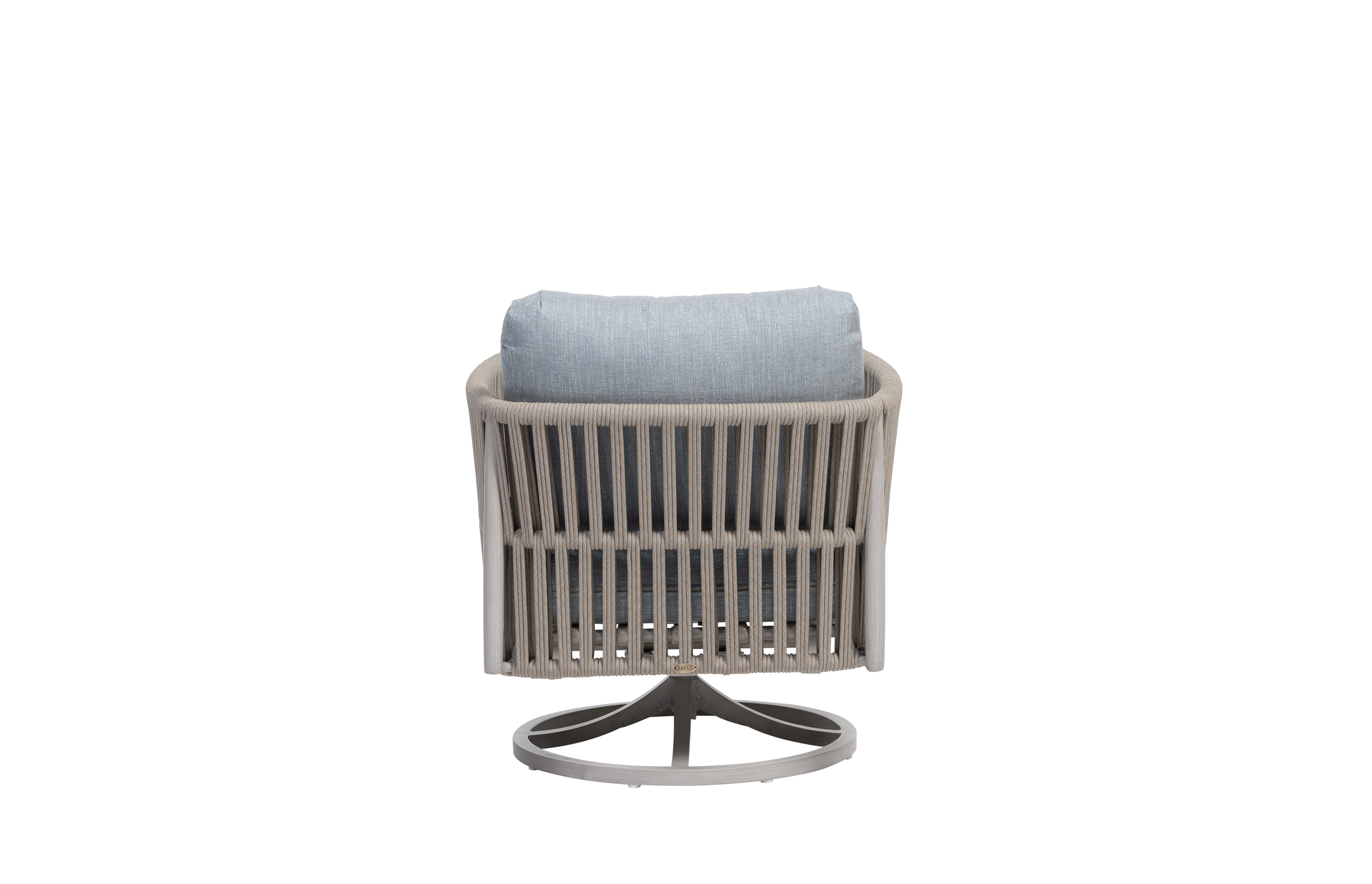 Cushioned Rope Swivel Rocker