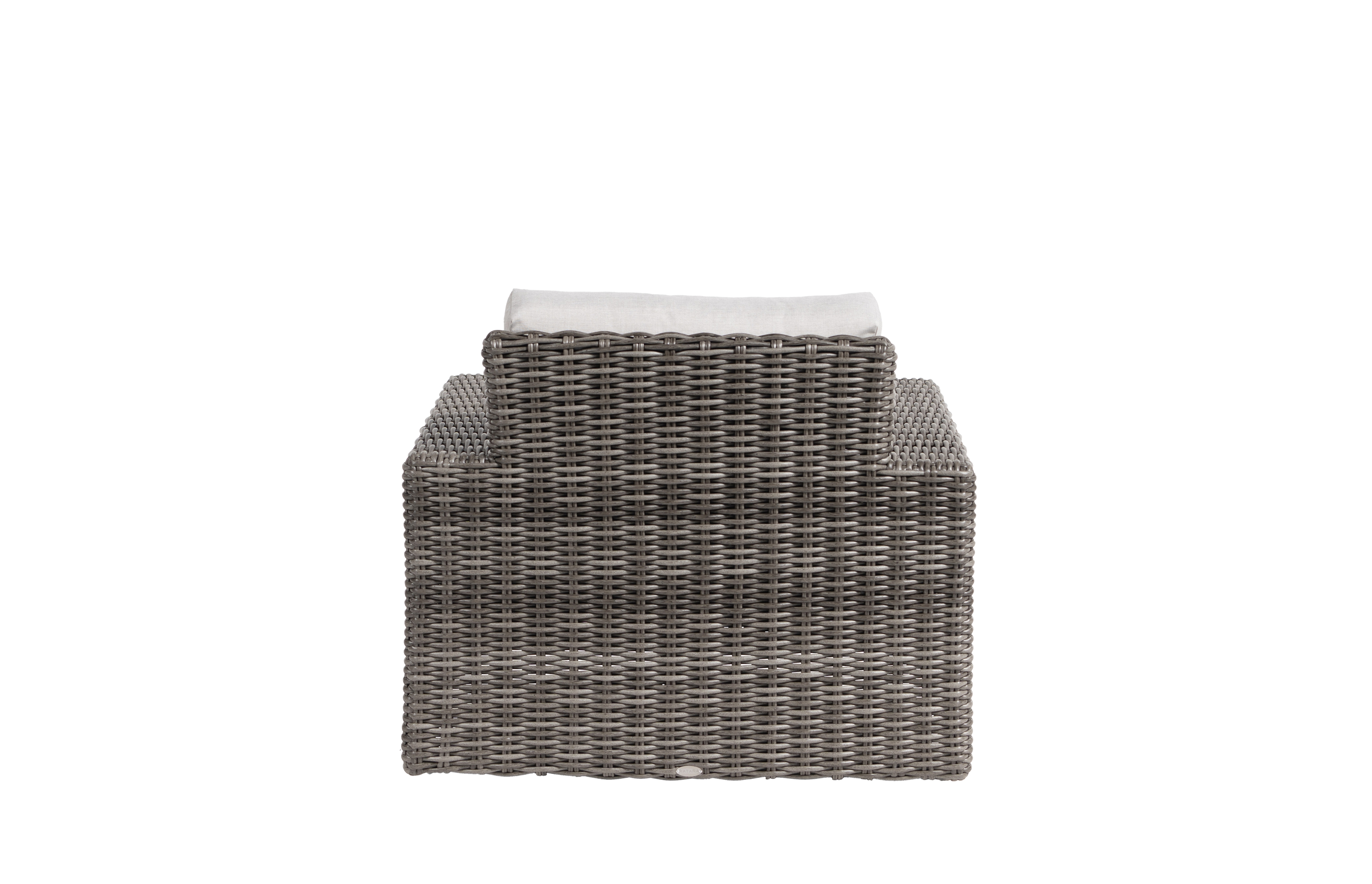 Woven Swivel Gliding Club Chair