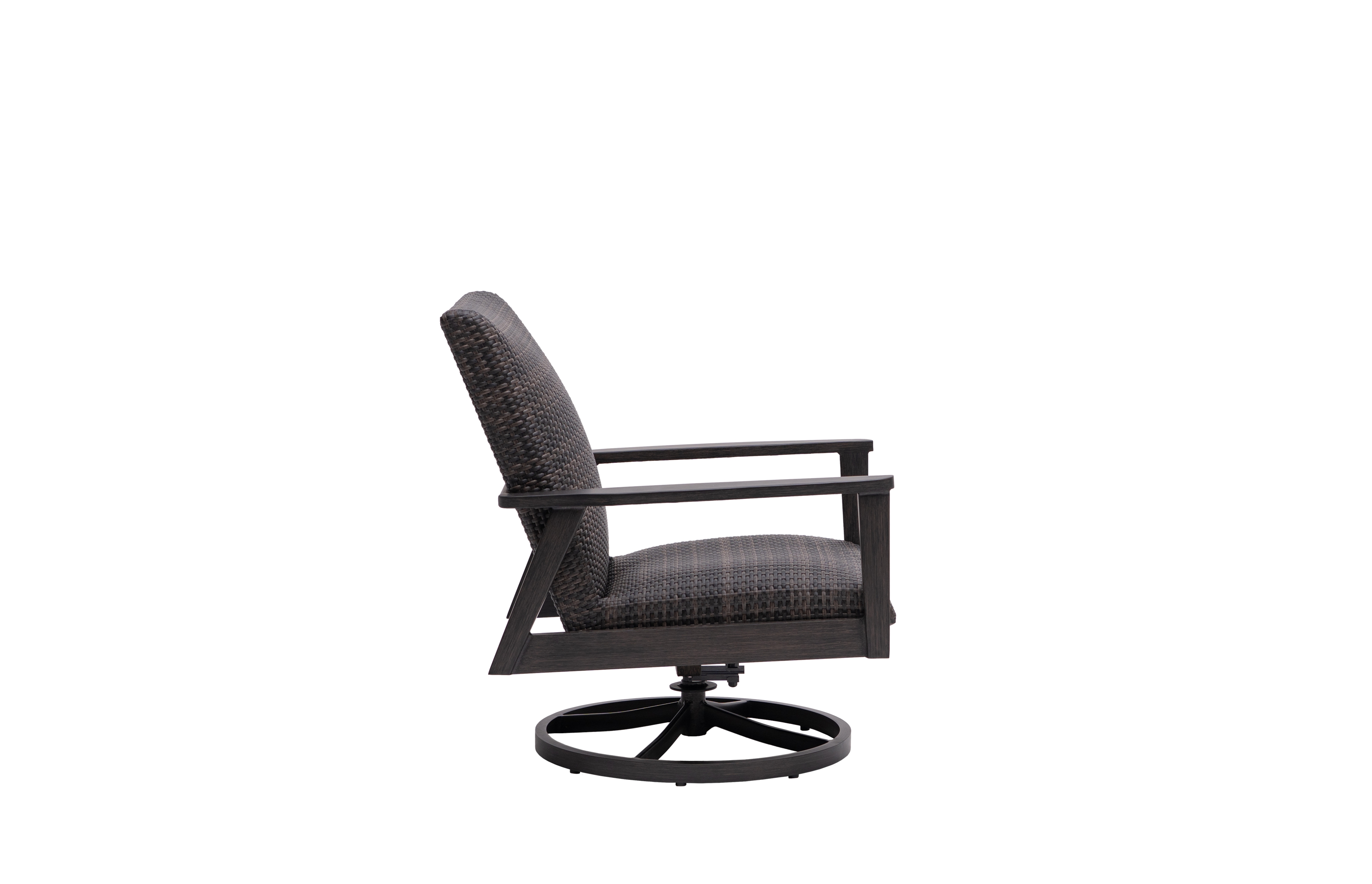 Coastal Woven Swivel Rocker