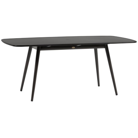 Modern 71" Dining Table w/Umbrella Hole