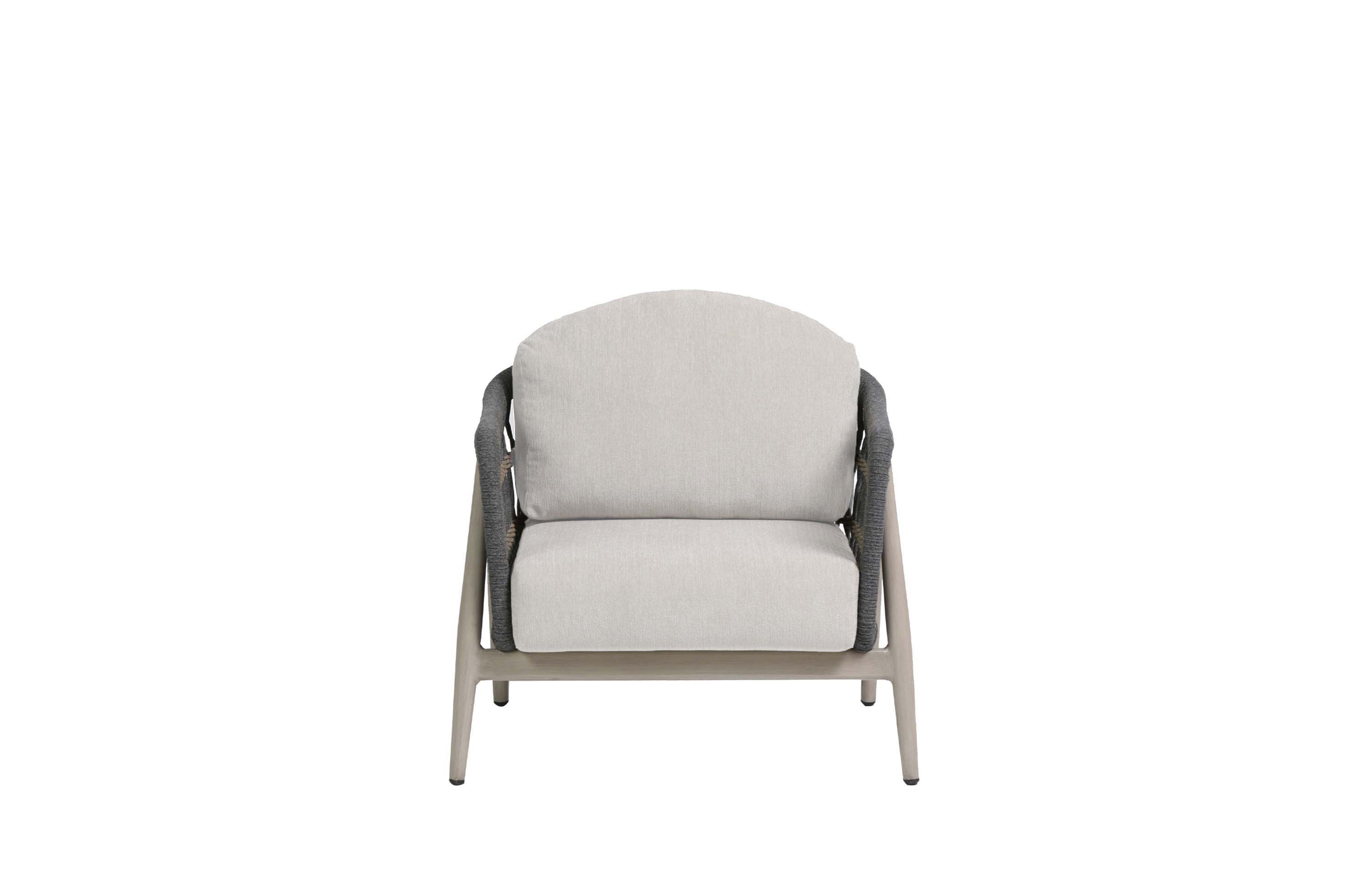 Rope Barrel-Back Club Chair