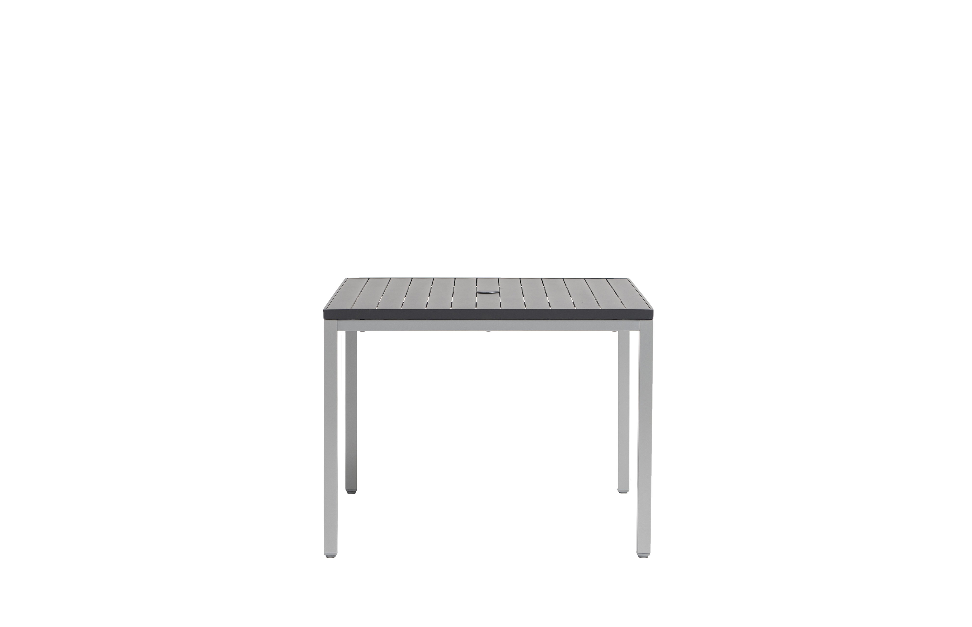 Ratana Zunix Sq. Aluminum Dining Table w/Umbrella Hole