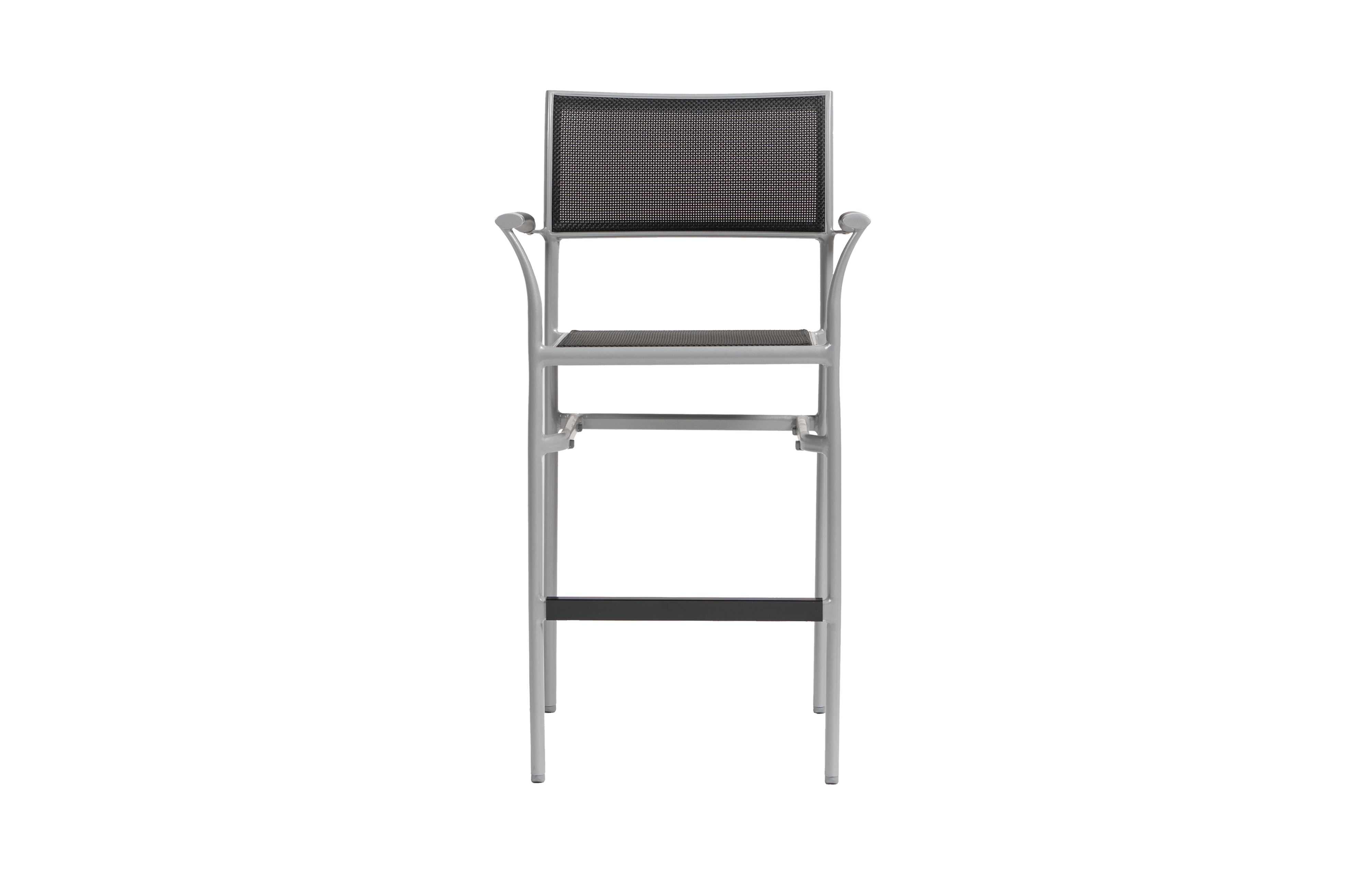 Stacking Sling Bar-Height Arm Chair