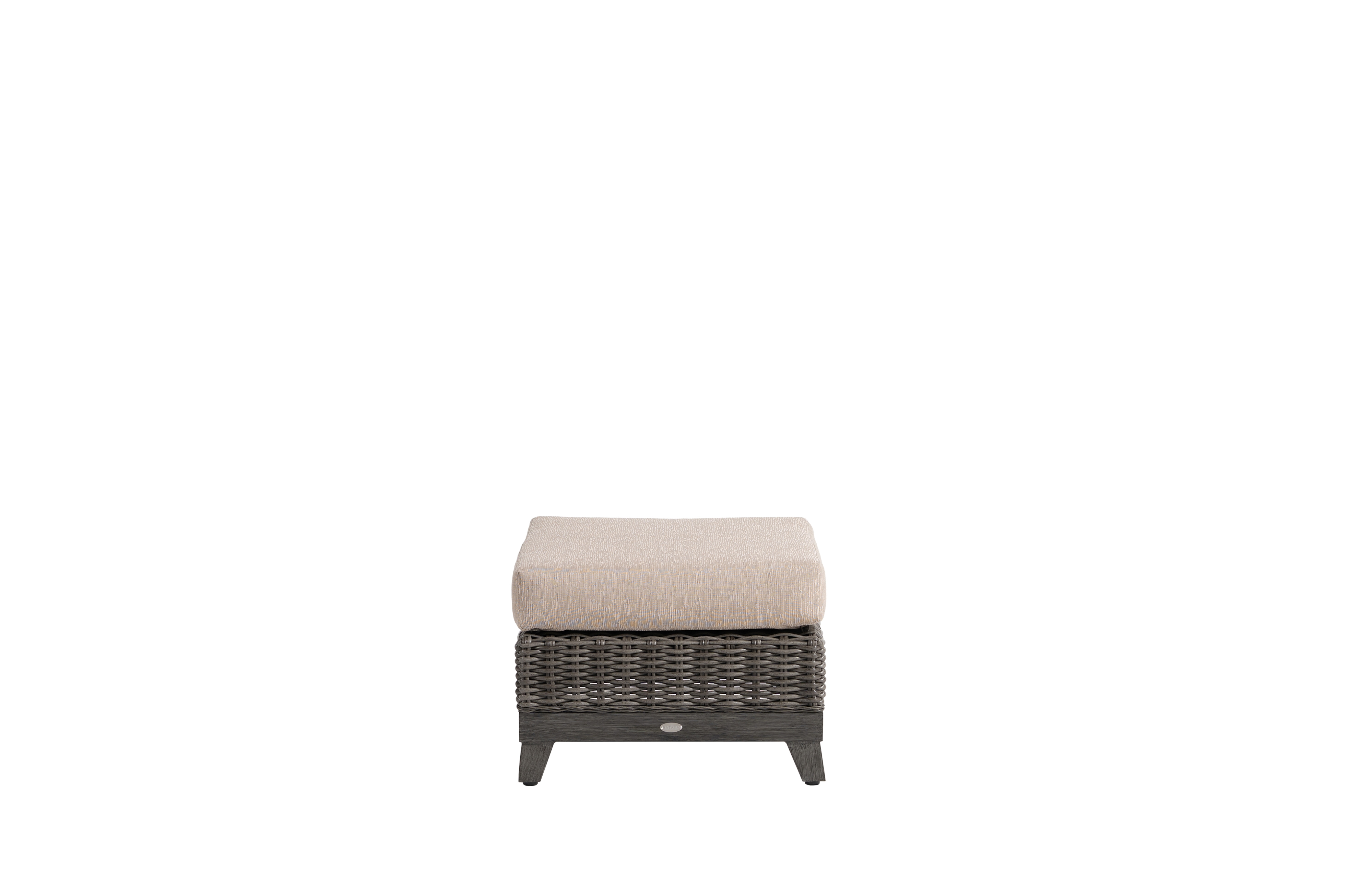 Ratana Budapest Woven Cushioned Ottoman
