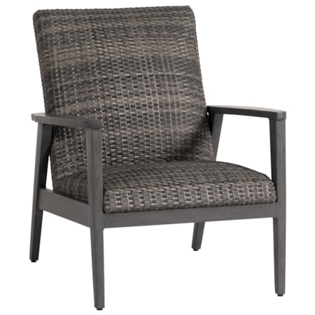 Coastal Woven Club Chair