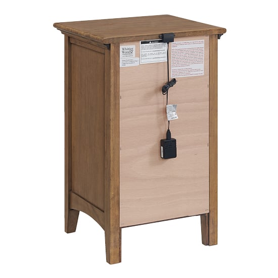 Whittier Wood McKenzie 3-Drawer Nightstand