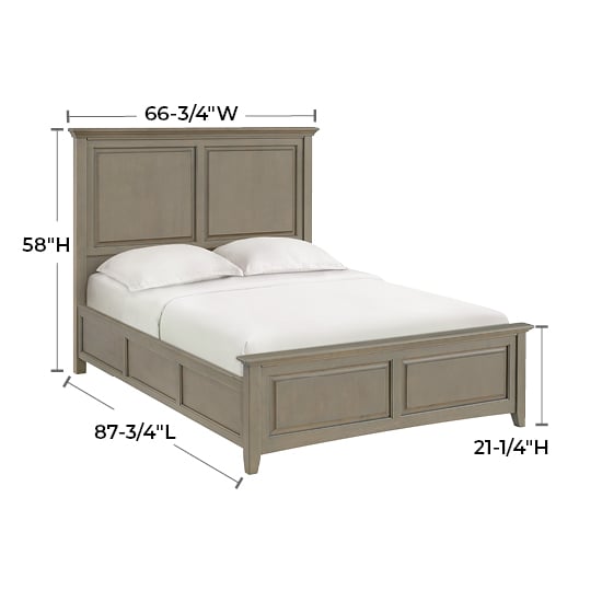 Queen Panel Bed
