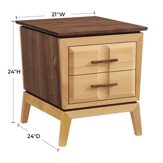 2-Drawer End Table
