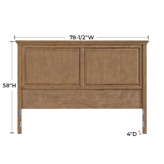 Whittier Wood McKenzie Cal-King Premier Headboard