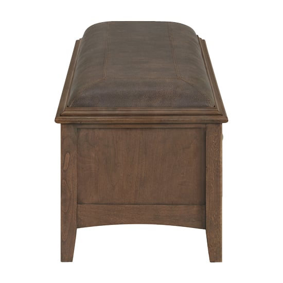 Whittier Wood McKenzie 2-Drawer Bench