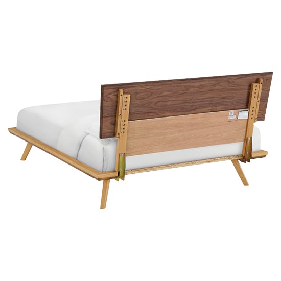 Whittier Wood Addison Queen Black Walnut Adj Hbd Platform Bed