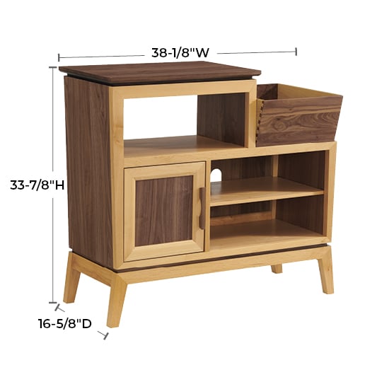 38" Vinyl Record Station