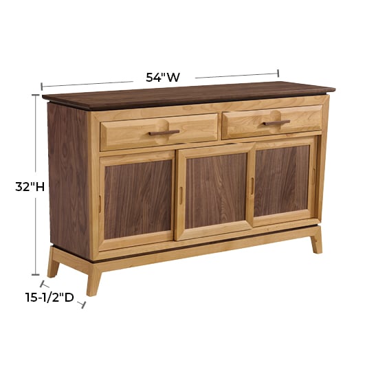 Whittier Wood Addison 54" Storage Console