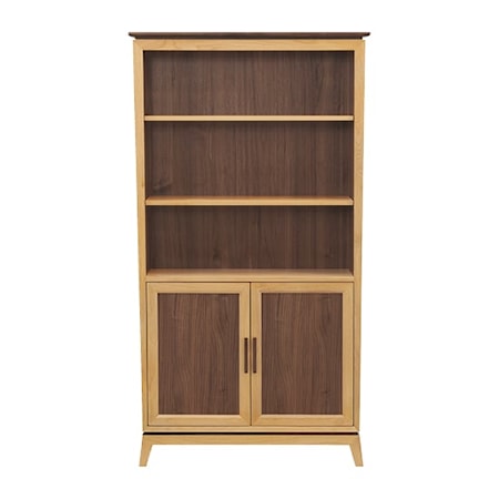 72&quot; Bookcase With Doors