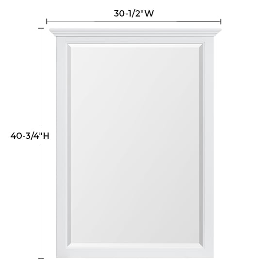Whittier Wood McKenzie Beveled Mirror