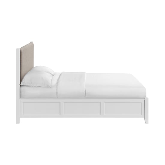 Whittier Wood McKenzie Customizable Queen Upholstered Panel Bed