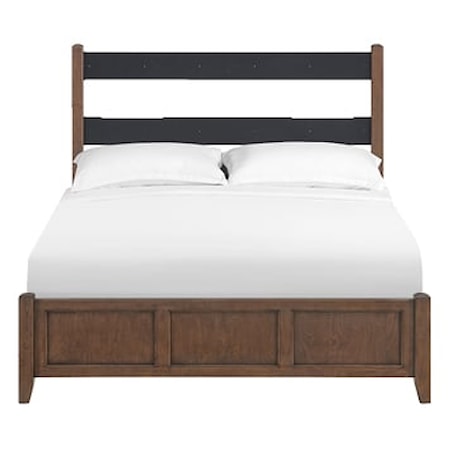 Queen Upholstered Panel Bed
