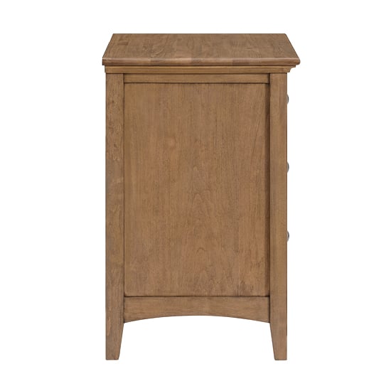 Whittier Wood McKenzie 3-Drawer Nightstand