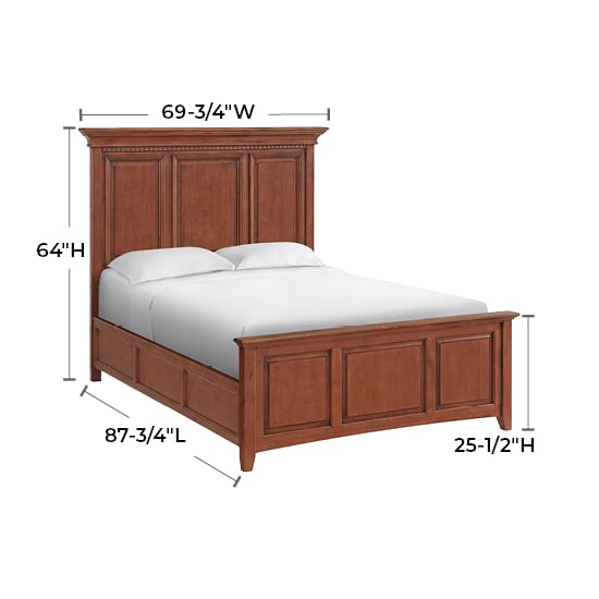 Queen Panel Bed