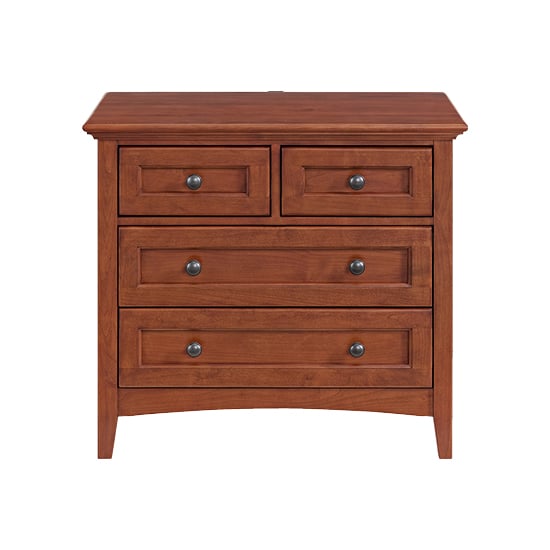 Whittier Wood McKenzie 4-Drawer Nightstand