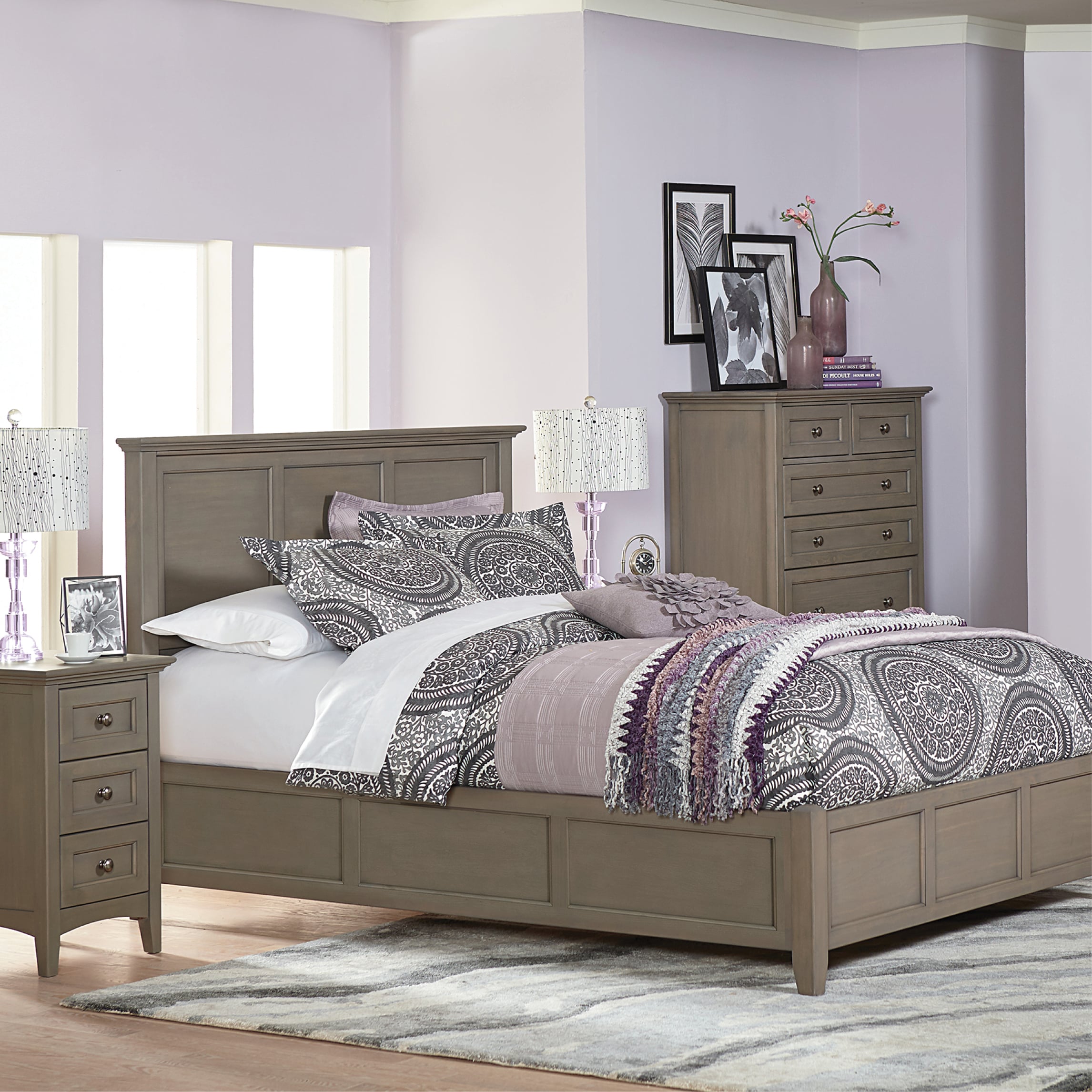 Whittier Wood McKenzie Queen Panel Bed