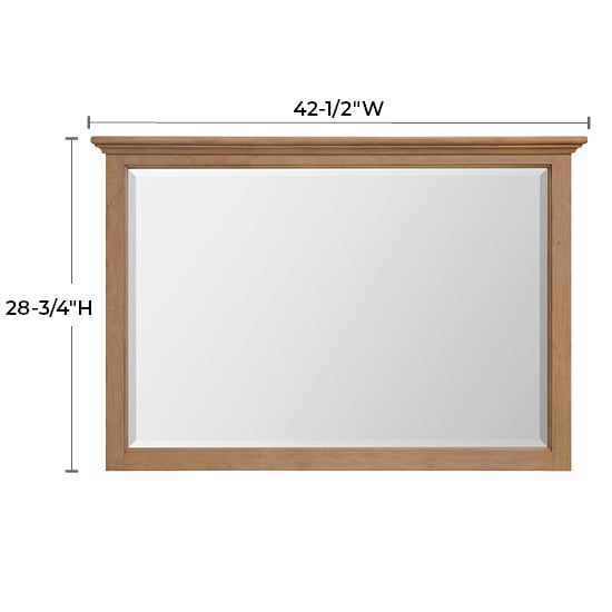Whittier Wood McKenzie Beveled Mirror