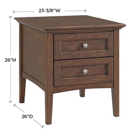 2-Drawer End Table