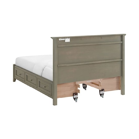 Queen Classic Storage Bed