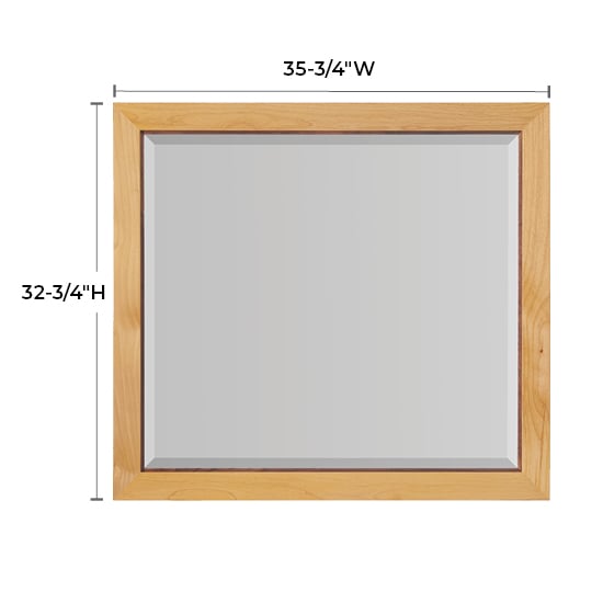 Whittier Wood Addison Beveled Mirror