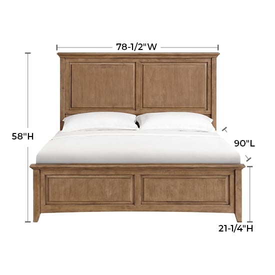 Whittier Wood McKenzie Cal-King Storage Bed