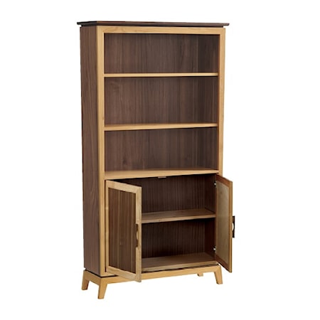 72&quot; Bookcase With Doors