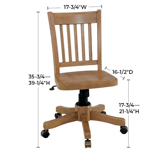 Whittier Wood McKenzie Office Chair
