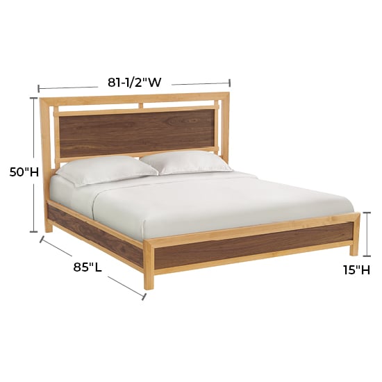 Whittier Wood Addison King Panel Bed