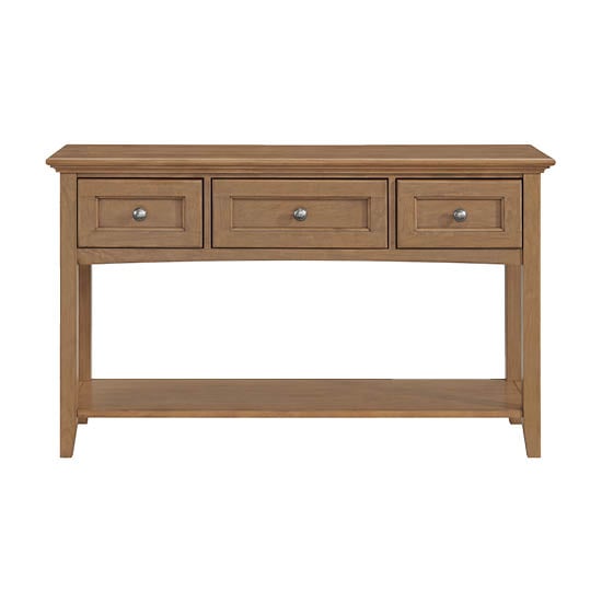 Whittier Wood McKenzie 3-Drawer Sofa Table