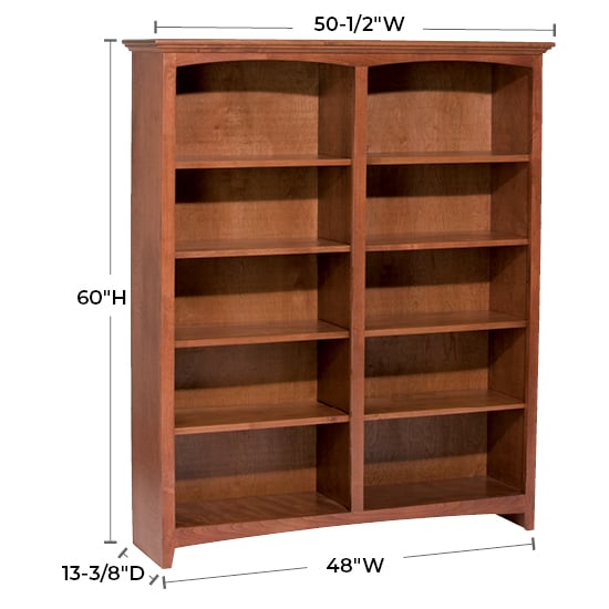 48"W X 60"H Bookcase