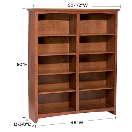 48&quot;W X 60&quot;H Bookcase