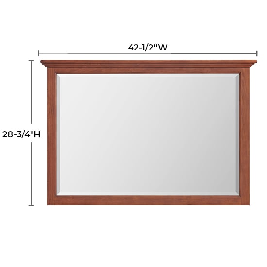 Whittier Wood McKenzie Beveled Mirror