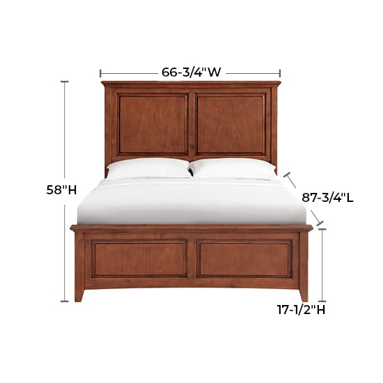 Queen Panel Bed