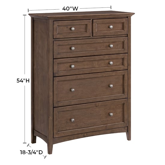 Whittier Wood   6-Drawer Chest