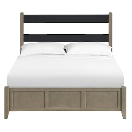 Customizable Queen Upholstered Panel Bed