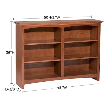 48&quot;W X36&quot;H Bookcase