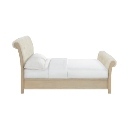 Queen Sheepskin Bed