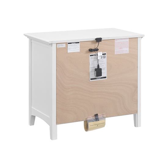 Whittier Wood McKenzie 4-Drawer Nightstand