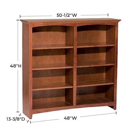 48&quot;W X 48&quot;H Bookcase