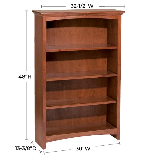 30"W X 48"H Bookcase