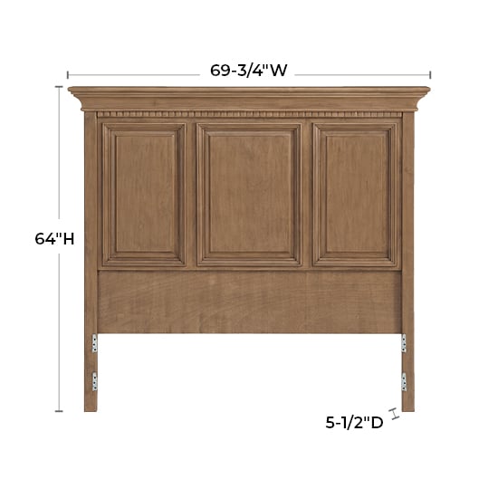 Whittier Wood McKenzie Queen Grand Headboard