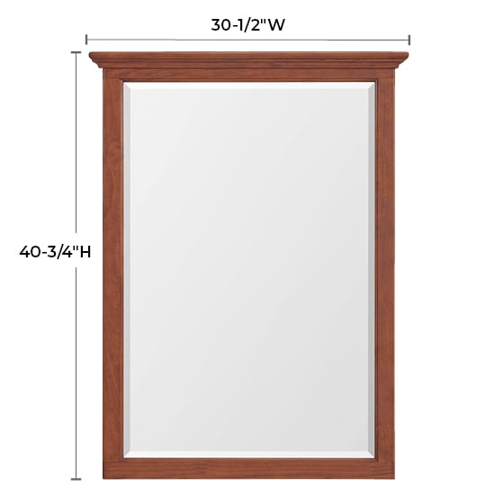 Whittier Wood McKenzie Beveled Mirror