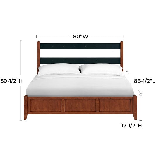 Customizable King Upholstered Panel Bed